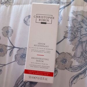 BNIB Christophe Robin Regenerating Hair Serum with Prickly Pear Oil 50ml 1.6 oz